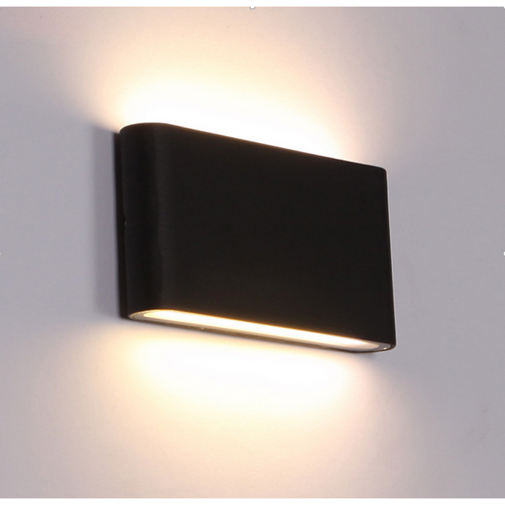 LED Լուսատու Ֆասադային GMD 2x3W 3500K Սև IP65